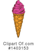 Ice Cream Clipart #1403153 by Vector Tradition SM
