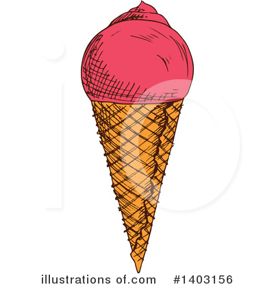 Royalty-Free (RF) Ice Cream Clipart Illustration by Vector Tradition SM - Stock Sample #1403156