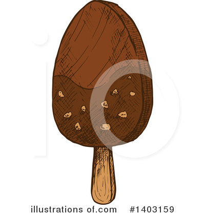 Royalty-Free (RF) Ice Cream Clipart Illustration by Vector Tradition SM - Stock Sample #1403159