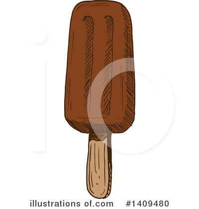 Popsicle Clipart #1409480 by Vector Tradition SM