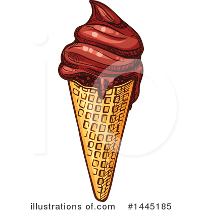 Royalty-Free (RF) Ice Cream Clipart Illustration by Vector Tradition SM - Stock Sample #1445185