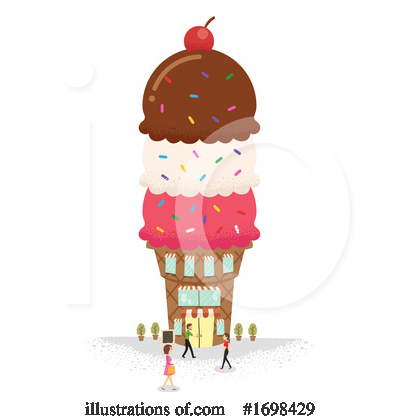 Royalty-Free (RF) Ice Cream Clipart Illustration by BNP Design Studio - Stock Sample #1698429