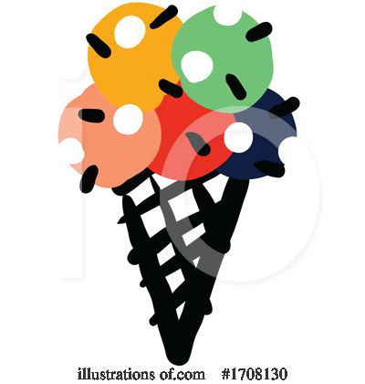 Royalty-Free (RF) Ice Cream Clipart Illustration by elena - Stock Sample #1708130