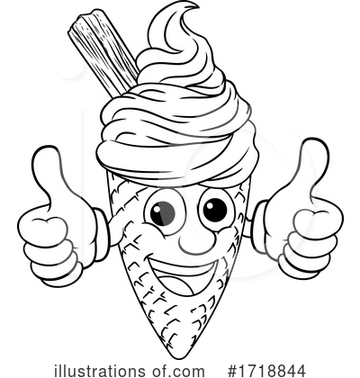 Royalty-Free (RF) Ice Cream Clipart Illustration by AtStockIllustration - Stock Sample #1718844