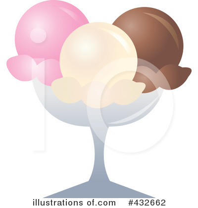 Royalty-Free (RF) Ice Cream Clipart Illustration by Pams Clipart - Stock Sample #432662