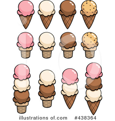 Royalty-Free (RF) Ice Cream Clipart Illustration by Cory Thoman - Stock Sample #438364