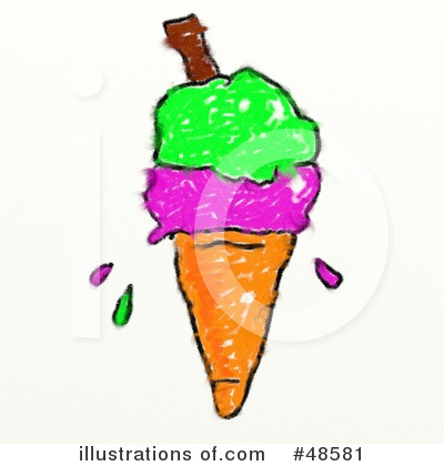 Royalty-Free (RF) Ice Cream Clipart Illustration by Prawny - Stock Sample #48581