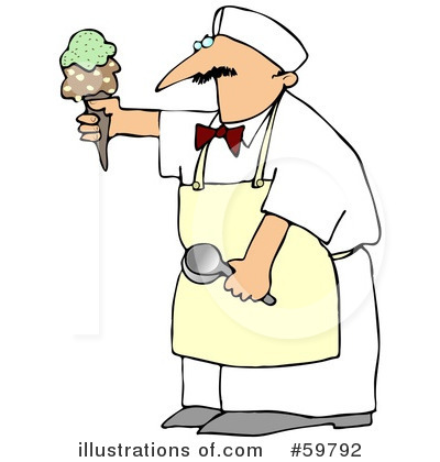 Royalty-Free (RF) Ice Cream Clipart Illustration by djart - Stock Sample #59792