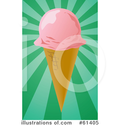 Royalty-Free (RF) Ice Cream Clipart Illustration by Kheng Guan Toh - Stock Sample #61405