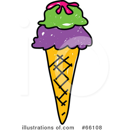 Royalty-Free (RF) Ice Cream Clipart Illustration by Prawny - Stock Sample #66108