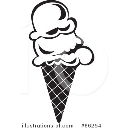 Royalty-Free (RF) Ice Cream Clipart Illustration by Prawny - Stock Sample #66254