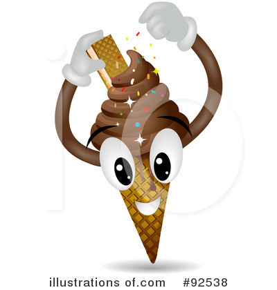Royalty-Free (RF) Ice Cream Clipart Illustration by BNP Design Studio - Stock Sample #92538
