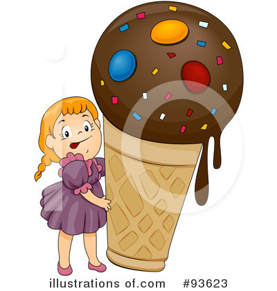 Royalty-Free (RF) Ice Cream Clipart Illustration by BNP Design Studio - Stock Sample #93623