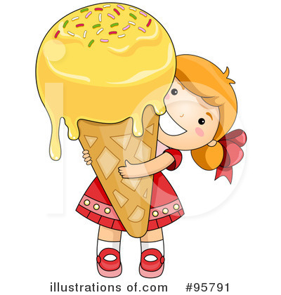 Royalty-Free (RF) Ice Cream Clipart Illustration by BNP Design Studio - Stock Sample #95791