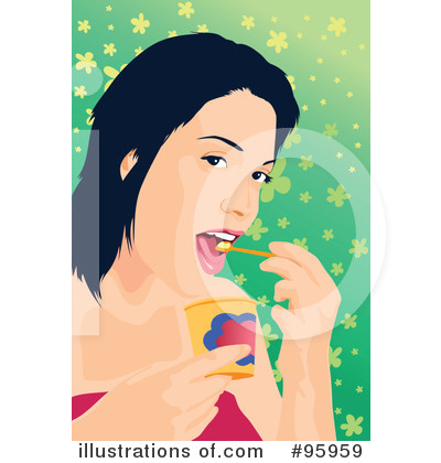 Royalty-Free (RF) Ice Cream Clipart Illustration by mayawizard101 - Stock Sample #95959
