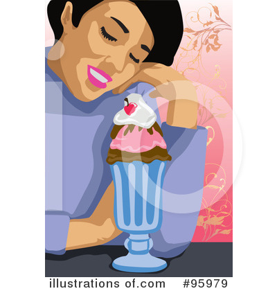 Royalty-Free (RF) Ice Cream Clipart Illustration by mayawizard101 - Stock Sample #95979