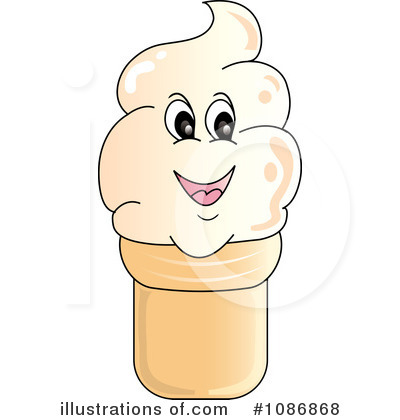 Ice Cream Cone Clipart #1086868 by Pams Clipart