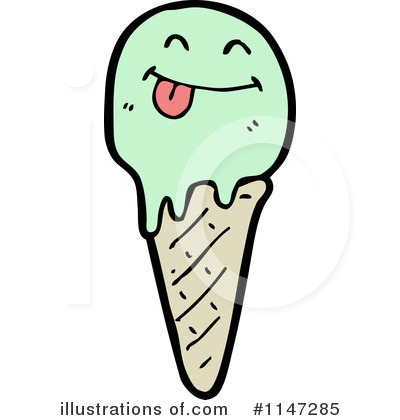 Ice Cream Cone Clipart #1147285 by lineartestpilot