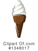 Ice Cream Cone Clipart #1348017 by Vector Tradition SM