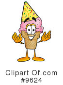 Ice Cream Cone Clipart #9624 by Toons4Biz