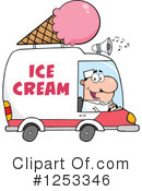 Ice Cream Truck Clipart #1253346 by Hit Toon