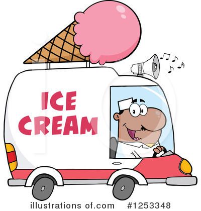 Ice Cream Truck Clipart #1253348 by Hit Toon