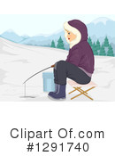 Ice Fishing Clipart #1291740 by BNP Design Studio