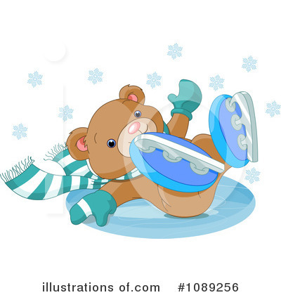 Ice Skating Clipart #1089256 by Pushkin