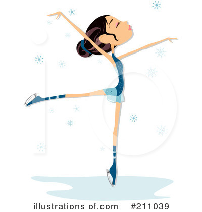 Royalty-Free (RF) Ice Skating Clipart Illustration by BNP Design Studio - Stock Sample #211039