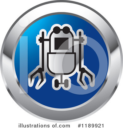 Robot Clipart #1189921 by Lal Perera