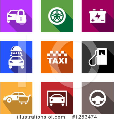 Taxi Clipart #1253474 by Vector Tradition SM