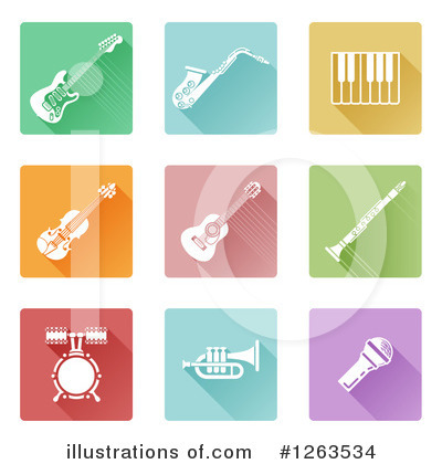 Clarinet Clipart #1263534 by AtStockIllustration