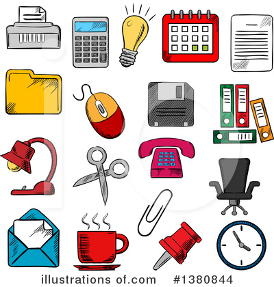 Folder Clipart #1380844 by Vector Tradition SM
