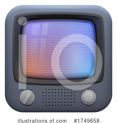 Tv Clipart #1749658 by Vector Tradition SM
