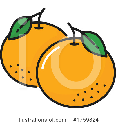 Oranges Clipart #1759824 by Vector Tradition SM