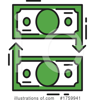 Cash Money Clipart #1759941 by Vector Tradition SM