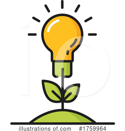 Light Bulb Clipart #1759964 by Vector Tradition SM