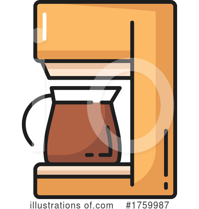 Coffee Pot Clipart #1759987 by Vector Tradition SM