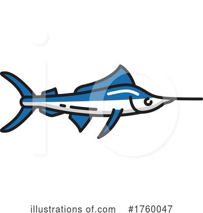 Swordfish Clipart #1760047 by Vector Tradition SM