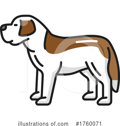 St Bernard Clipart #1760071 by Vector Tradition SM