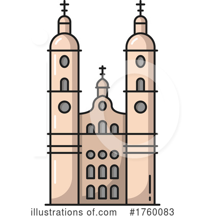 Cathedral Clipart #1760083 by Vector Tradition SM
