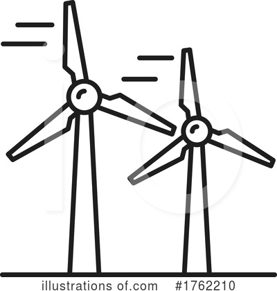 Wind Farm Clipart #1762210 by Vector Tradition SM