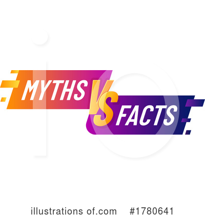 Myths Vs Facts Clipart #1780641 by Vector Tradition SM