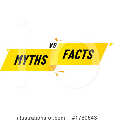 Myths Vs Facts Clipart #1780643 by Vector Tradition SM