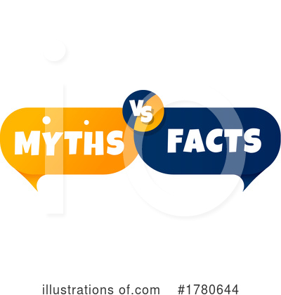 Myths Vs Facts Clipart #1780644 by Vector Tradition SM