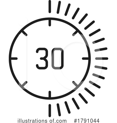Stopwatch Clipart #1791044 by Vector Tradition SM