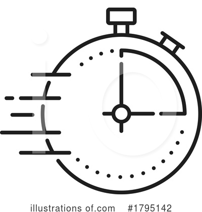 Stopwatch Clipart #1795142 by Vector Tradition SM