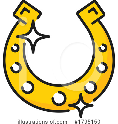 Horseshoe Clipart #1795150 by Vector Tradition SM