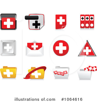 Royalty-Free (RF) Icons Clipart Illustration by Andrei Marincas - Stock Sample #1064616