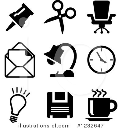 Royalty-Free (RF) Icons Clipart Illustration by Vector Tradition SM - Stock Sample #1232647